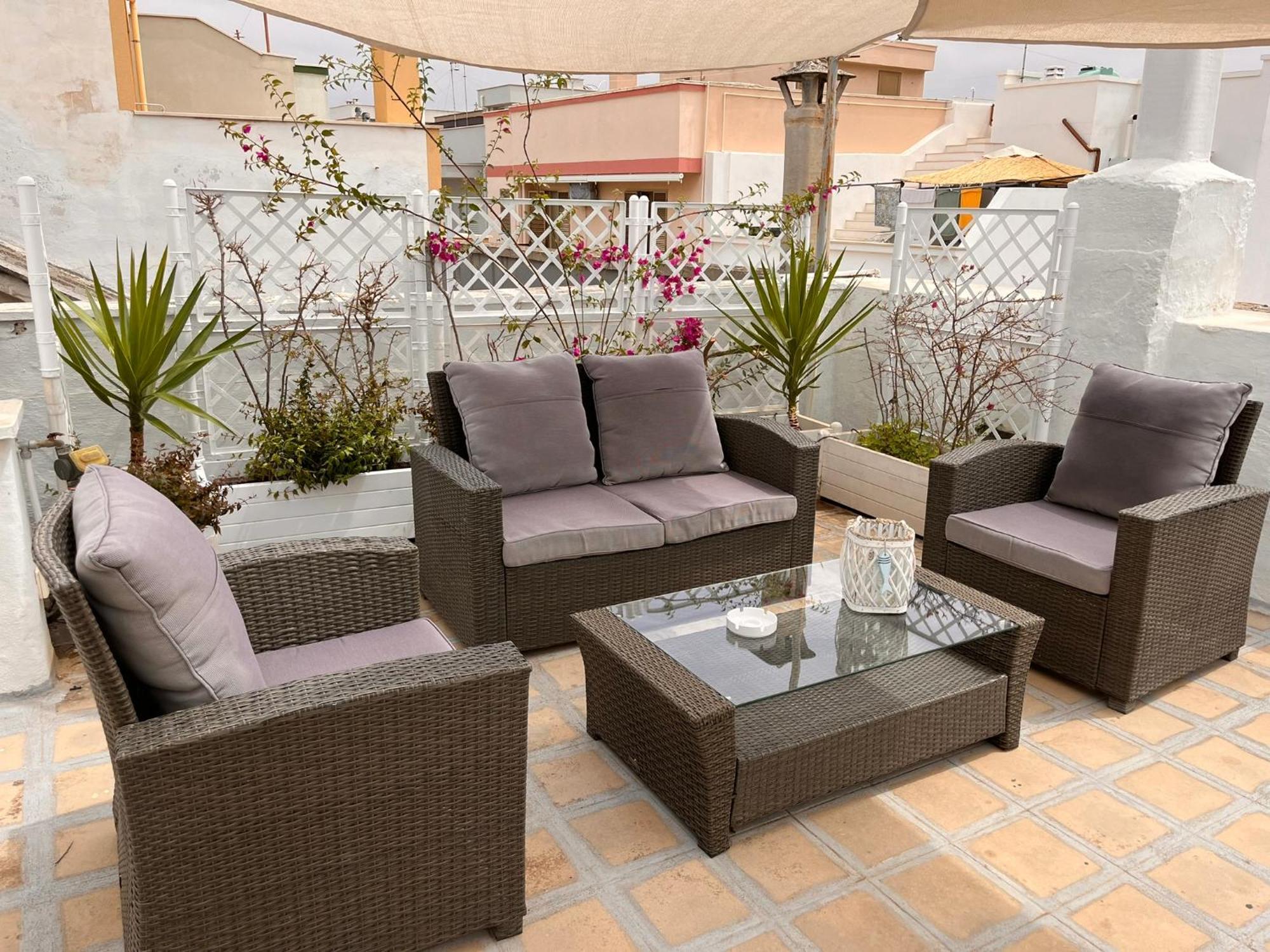 Vele Bianche Cosy Home Con Terrazza Polignano a Mare Bagian luar foto