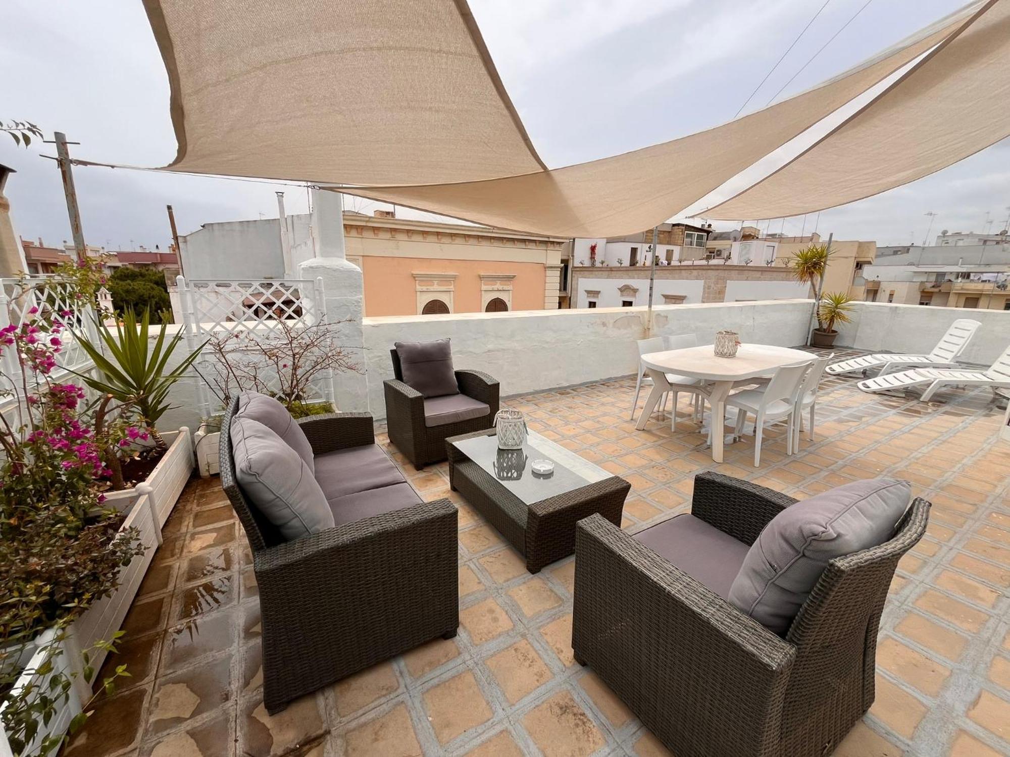 Vele Bianche Cosy Home Con Terrazza Polignano a Mare Bagian luar foto